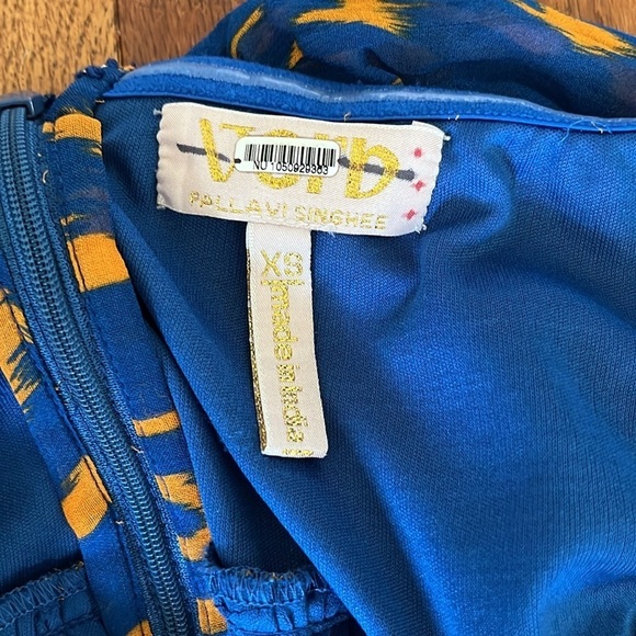 Anthropologie X Verb by Pallavi Singhee | Cut-Out Maxi Romantic Halter Dress XS - Picture 10 of 12